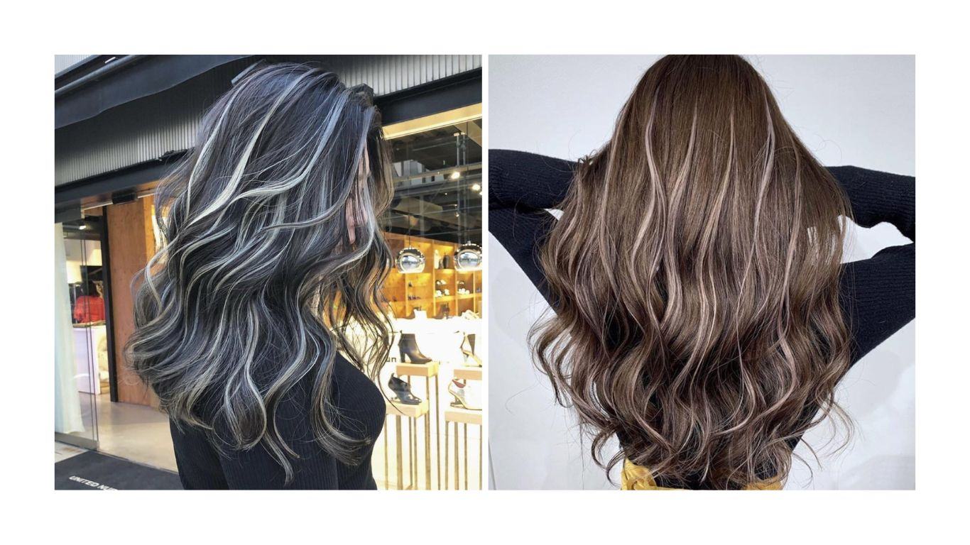 Phân biệt tóc nhuộm highlight và Balayage