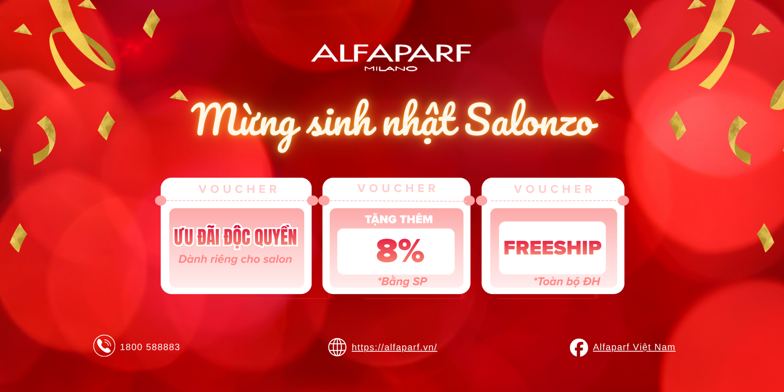 Alfaparf Milano Việt Nam Mừng Sinh Nhật Công Ty Salonzo 19 Tuổi